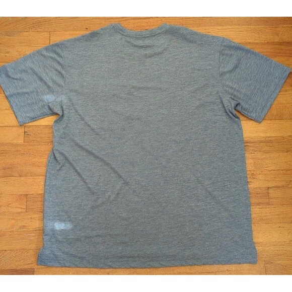 Duluth Trading Co. Mens T-Shirt XL Blue Heather Relaxed Fit Pocket Tee Wicking - Picture 6 of 6